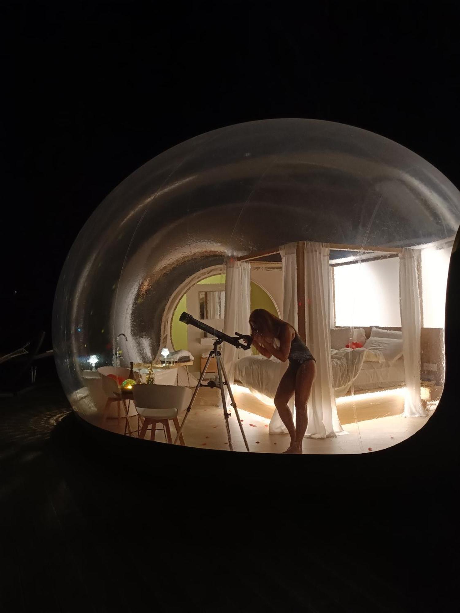 Bubble Room Puglia Villa Bautier Bubblenights Cerignola Bagian luar foto